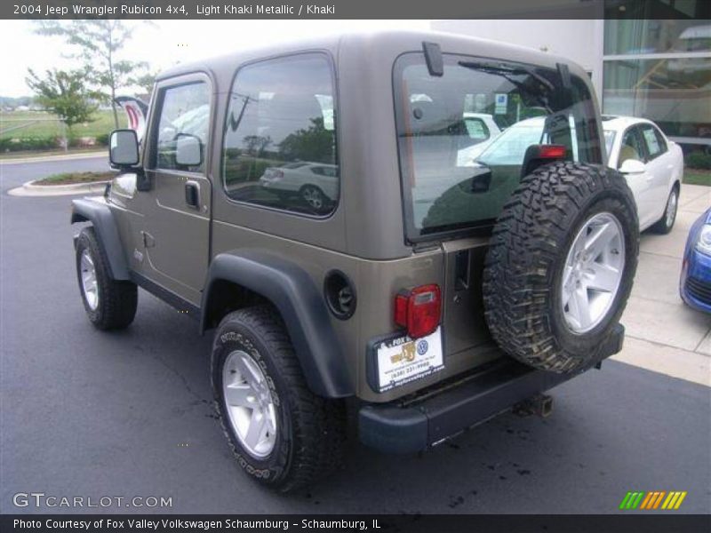 Light Khaki Metallic / Khaki 2004 Jeep Wrangler Rubicon 4x4