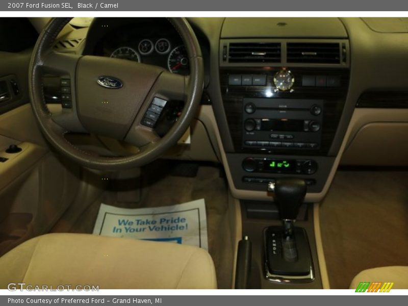 Black / Camel 2007 Ford Fusion SEL