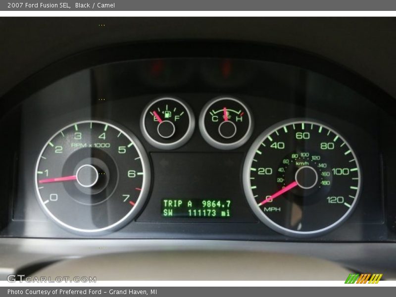 Black / Camel 2007 Ford Fusion SEL