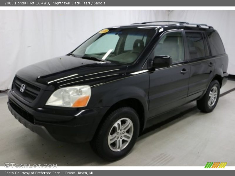 Nighthawk Black Pearl / Saddle 2005 Honda Pilot EX 4WD