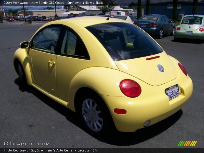 Sunflower Yellow / Black 2004 Volkswagen New Beetle GLS Coupe