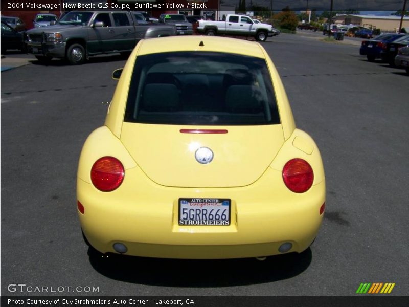 Sunflower Yellow / Black 2004 Volkswagen New Beetle GLS Coupe