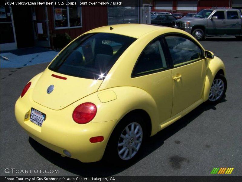 Sunflower Yellow / Black 2004 Volkswagen New Beetle GLS Coupe