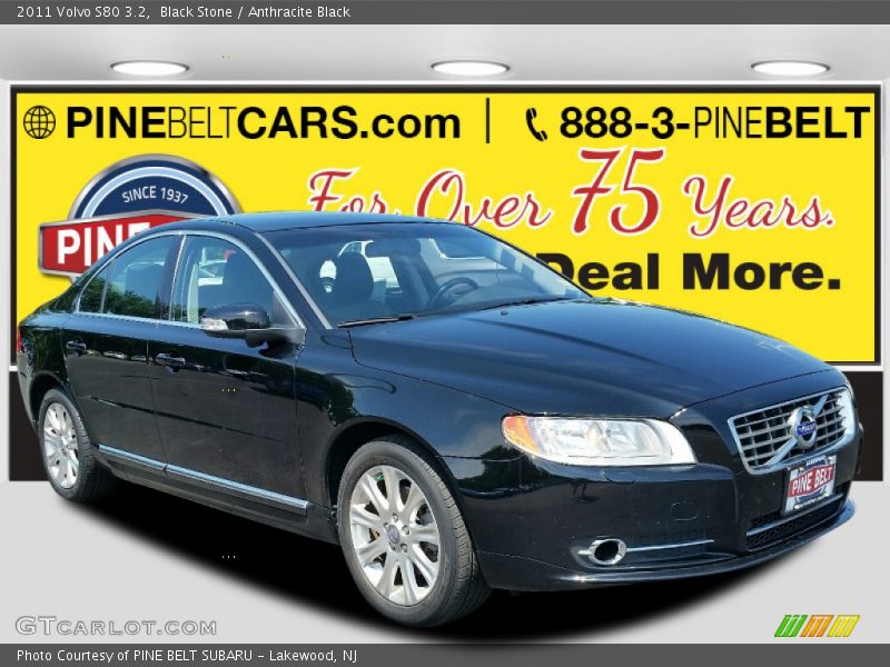 Black Stone / Anthracite Black 2011 Volvo S80 3.2