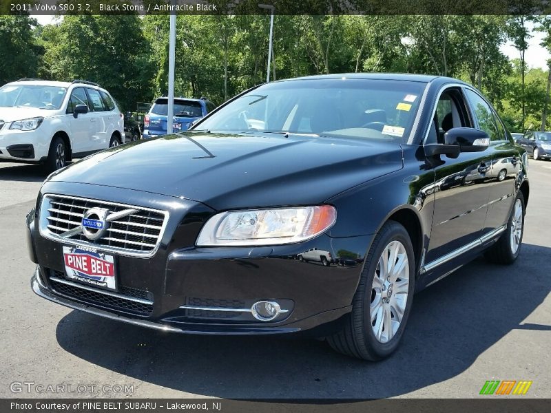 Black Stone / Anthracite Black 2011 Volvo S80 3.2