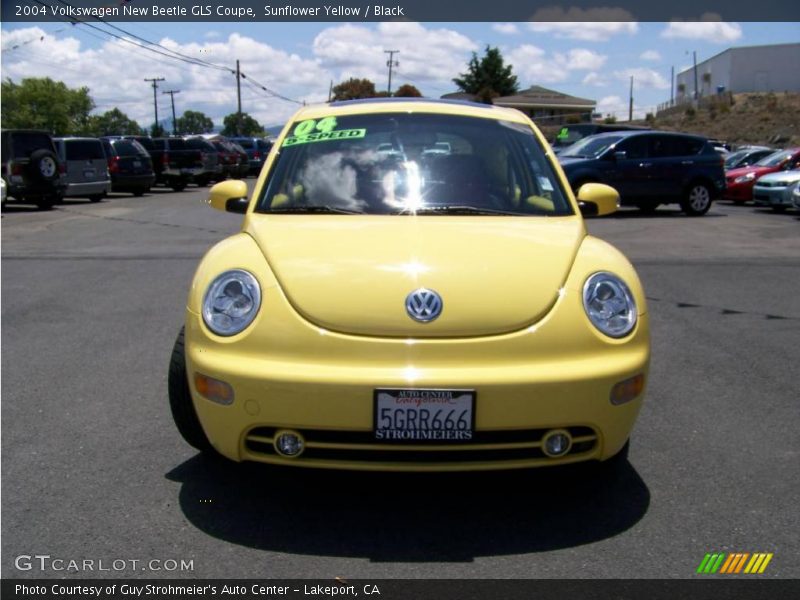 Sunflower Yellow / Black 2004 Volkswagen New Beetle GLS Coupe