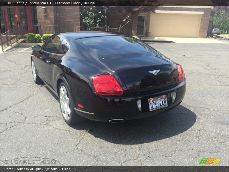 Diamond Black / Beluga 2007 Bentley Continental GT