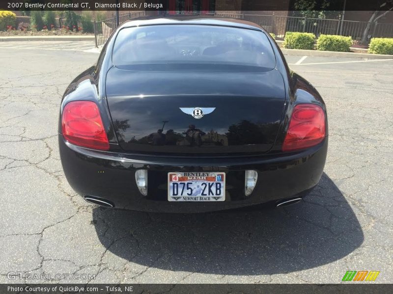 Diamond Black / Beluga 2007 Bentley Continental GT