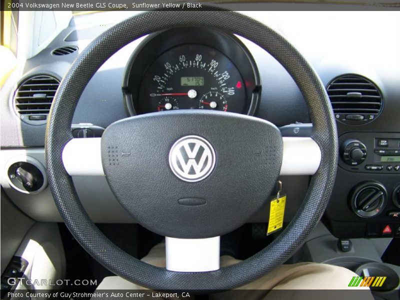 Sunflower Yellow / Black 2004 Volkswagen New Beetle GLS Coupe