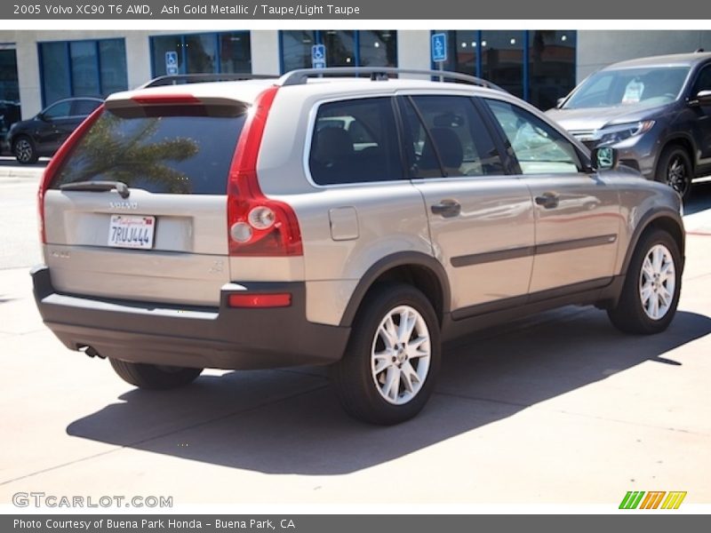 Ash Gold Metallic / Taupe/Light Taupe 2005 Volvo XC90 T6 AWD