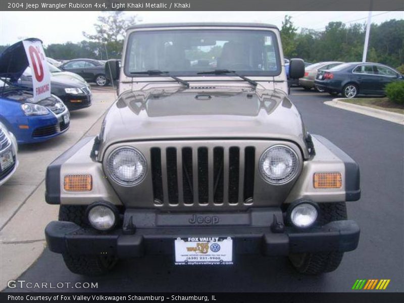 Light Khaki Metallic / Khaki 2004 Jeep Wrangler Rubicon 4x4