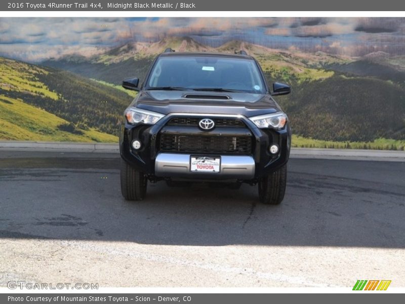 Midnight Black Metallic / Black 2016 Toyota 4Runner Trail 4x4
