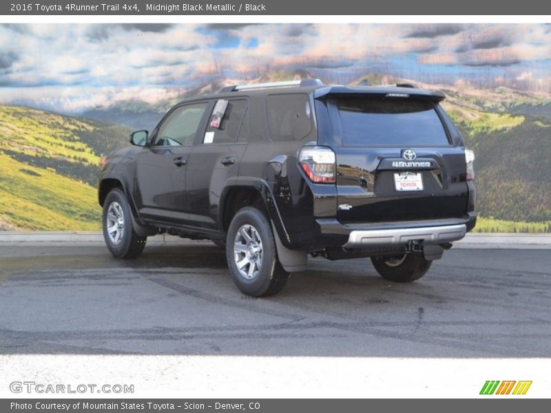 Midnight Black Metallic / Black 2016 Toyota 4Runner Trail 4x4
