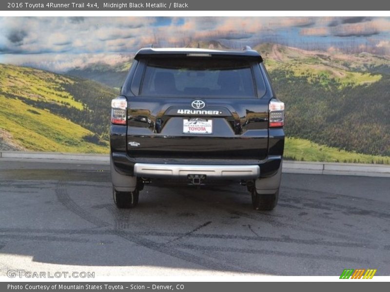 Midnight Black Metallic / Black 2016 Toyota 4Runner Trail 4x4