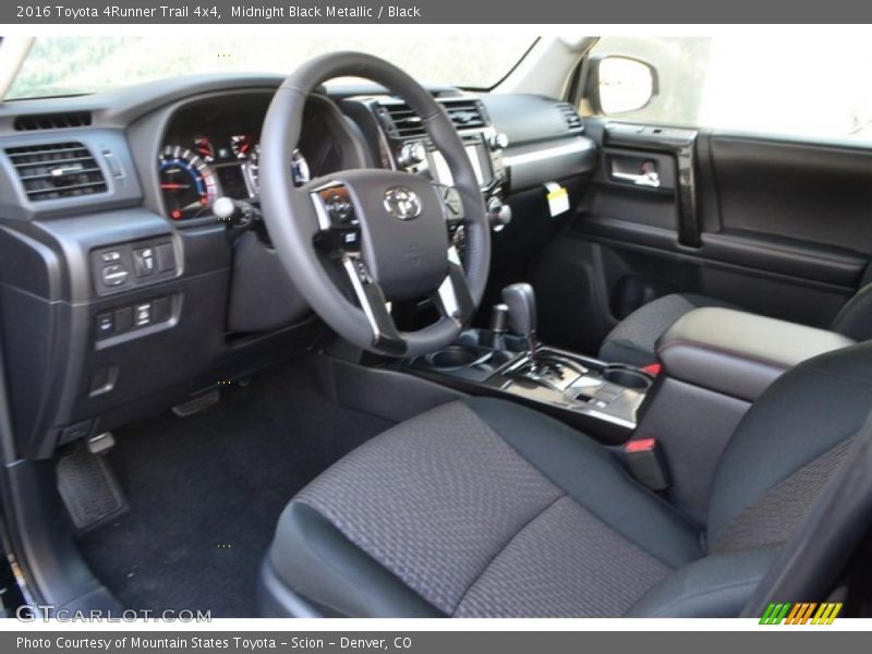 Midnight Black Metallic / Black 2016 Toyota 4Runner Trail 4x4