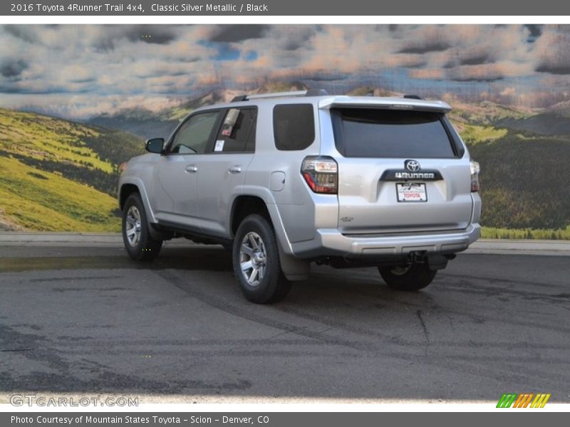 Classic Silver Metallic / Black 2016 Toyota 4Runner Trail 4x4