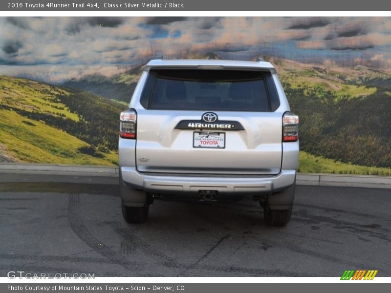 Classic Silver Metallic / Black 2016 Toyota 4Runner Trail 4x4