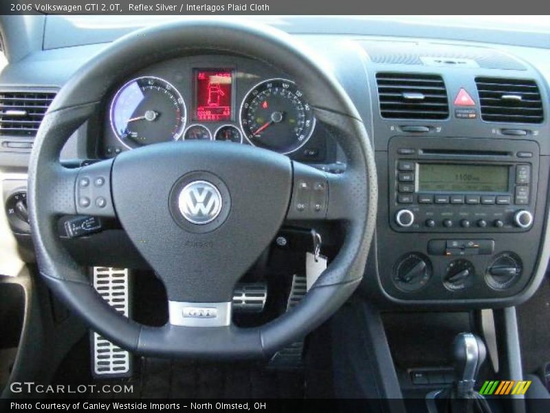 Reflex Silver / Interlagos Plaid Cloth 2006 Volkswagen GTI 2.0T