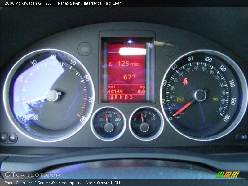 Reflex Silver / Interlagos Plaid Cloth 2006 Volkswagen GTI 2.0T