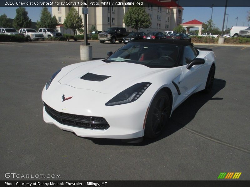 Arctic White / Adrenaline Red 2016 Chevrolet Corvette Stingray Convertible