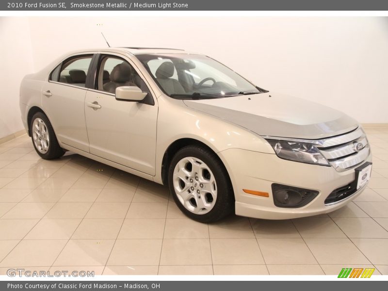 Smokestone Metallic / Medium Light Stone 2010 Ford Fusion SE