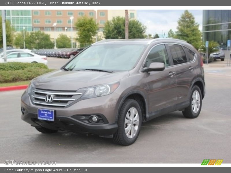 Urban Titanium Metallic / Black 2012 Honda CR-V EX-L