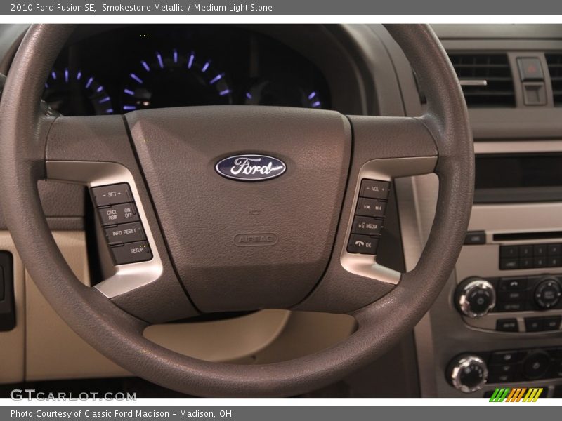 Smokestone Metallic / Medium Light Stone 2010 Ford Fusion SE
