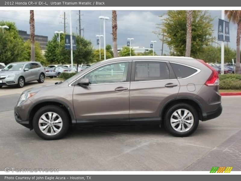 Urban Titanium Metallic / Black 2012 Honda CR-V EX-L