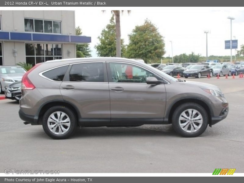 Urban Titanium Metallic / Black 2012 Honda CR-V EX-L