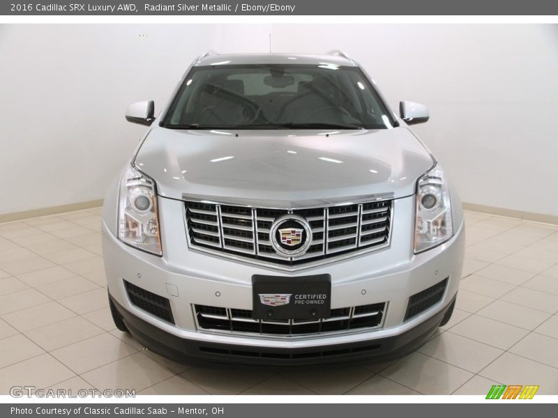 Radiant Silver Metallic / Ebony/Ebony 2016 Cadillac SRX Luxury AWD
