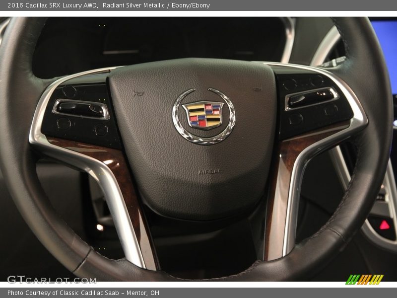 Radiant Silver Metallic / Ebony/Ebony 2016 Cadillac SRX Luxury AWD