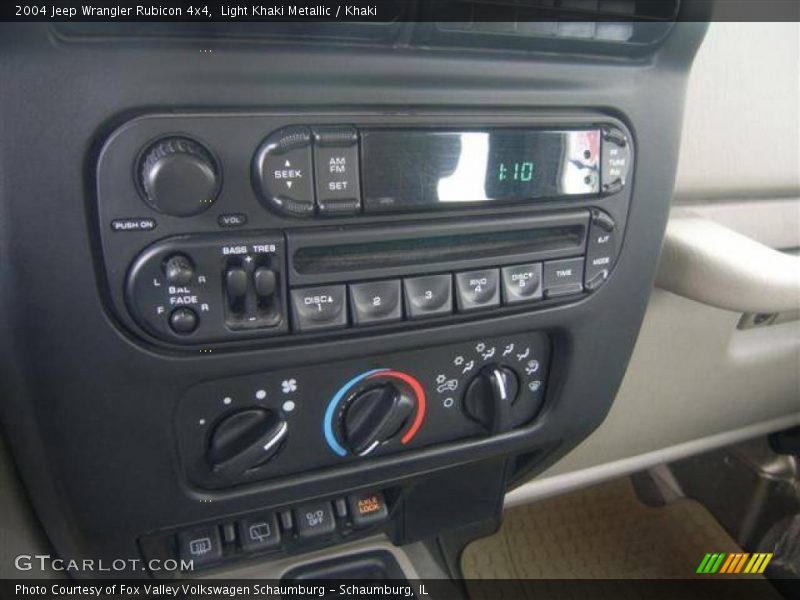 Light Khaki Metallic / Khaki 2004 Jeep Wrangler Rubicon 4x4