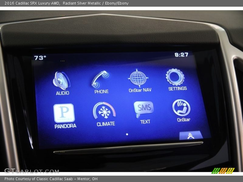 Radiant Silver Metallic / Ebony/Ebony 2016 Cadillac SRX Luxury AWD