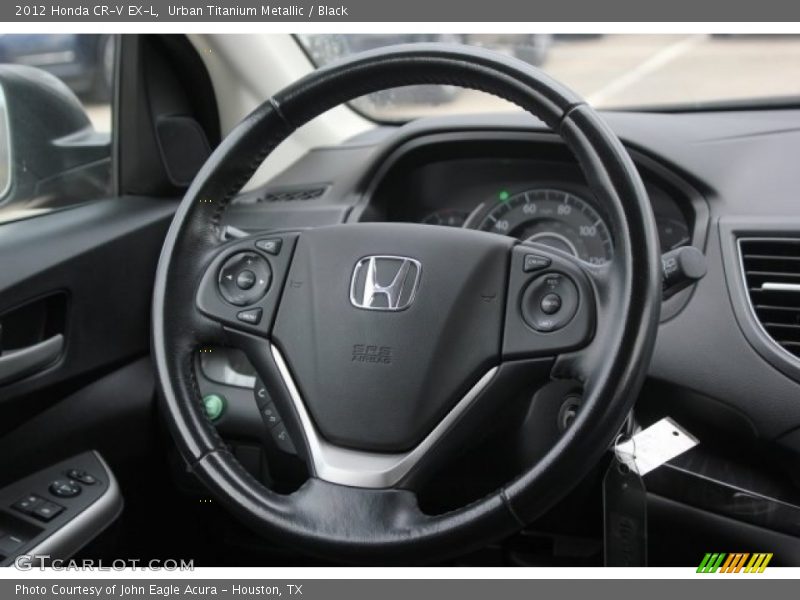 Urban Titanium Metallic / Black 2012 Honda CR-V EX-L