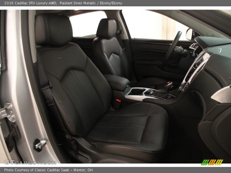 Radiant Silver Metallic / Ebony/Ebony 2016 Cadillac SRX Luxury AWD