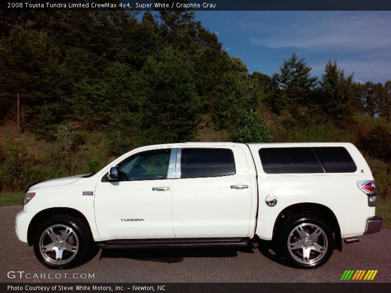 Super White / Graphite Gray 2008 Toyota Tundra Limited CrewMax 4x4