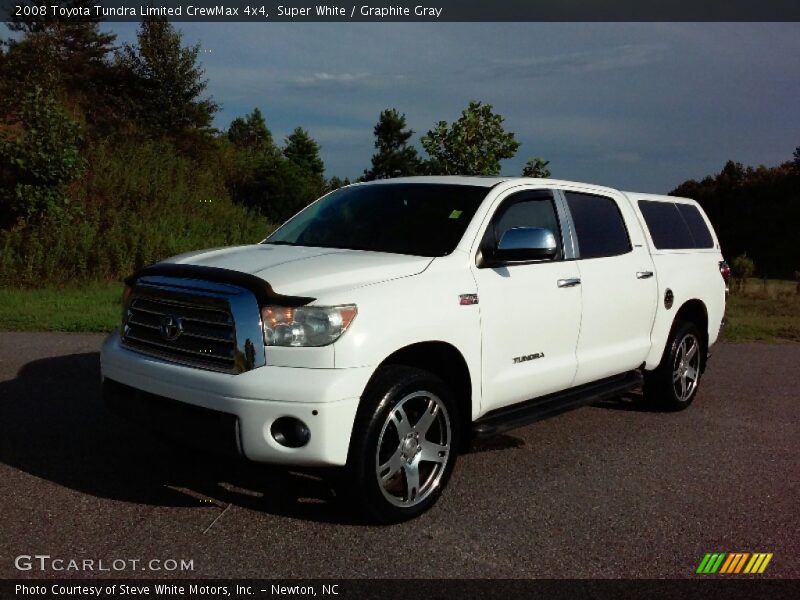 Super White / Graphite Gray 2008 Toyota Tundra Limited CrewMax 4x4