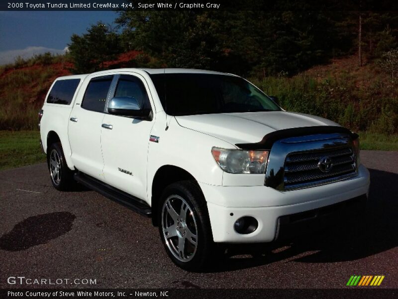Super White / Graphite Gray 2008 Toyota Tundra Limited CrewMax 4x4