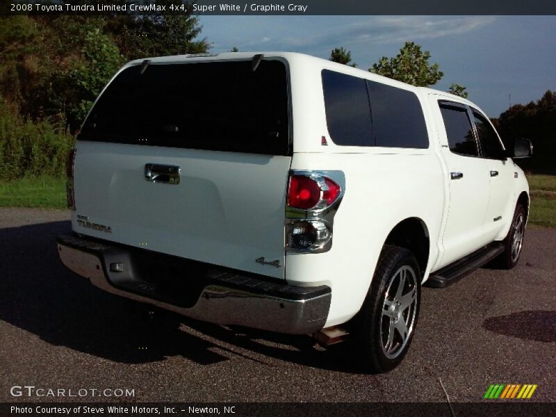 Super White / Graphite Gray 2008 Toyota Tundra Limited CrewMax 4x4