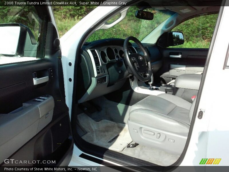 Super White / Graphite Gray 2008 Toyota Tundra Limited CrewMax 4x4