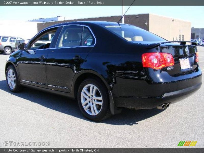 Black / Pure Beige 2007 Volkswagen Jetta Wolfsburg Edition Sedan