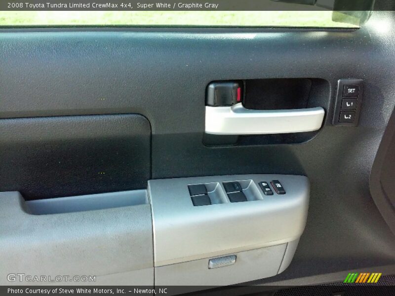 Super White / Graphite Gray 2008 Toyota Tundra Limited CrewMax 4x4