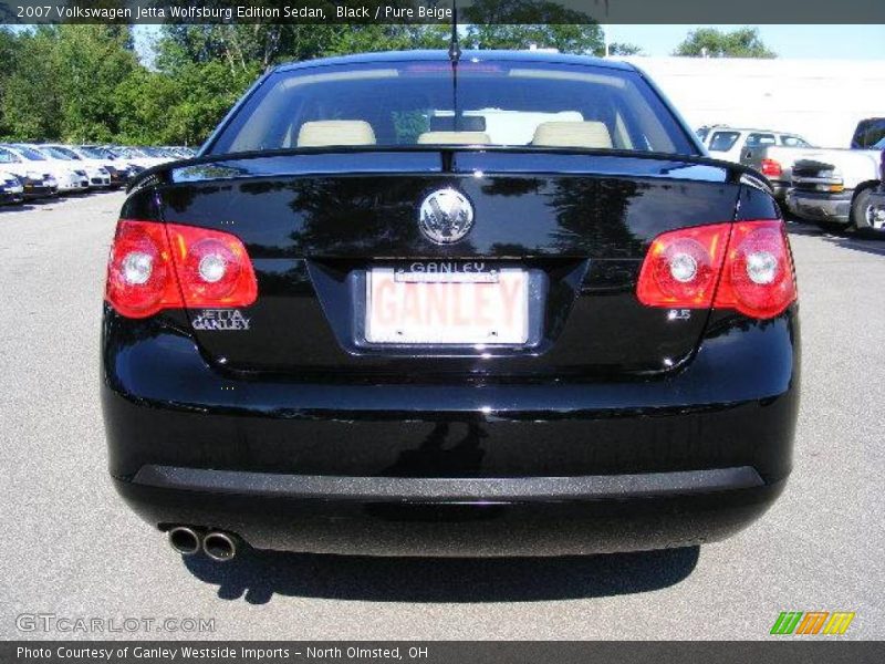 Black / Pure Beige 2007 Volkswagen Jetta Wolfsburg Edition Sedan