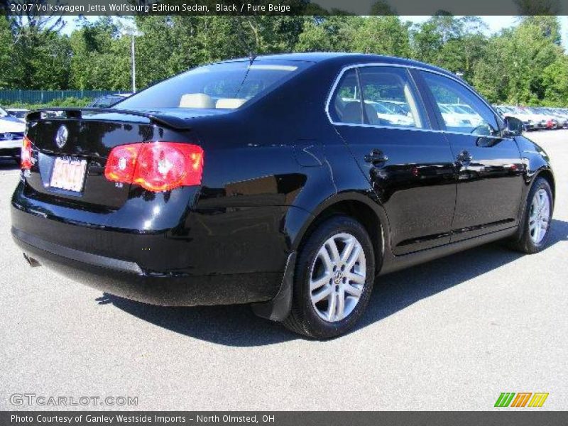 Black / Pure Beige 2007 Volkswagen Jetta Wolfsburg Edition Sedan
