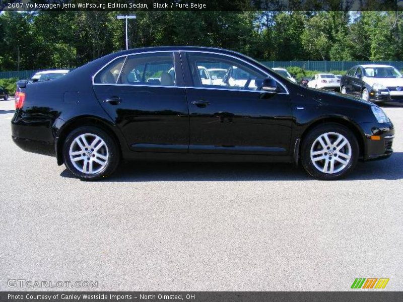 Black / Pure Beige 2007 Volkswagen Jetta Wolfsburg Edition Sedan