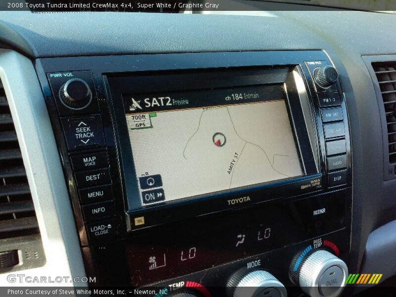 Super White / Graphite Gray 2008 Toyota Tundra Limited CrewMax 4x4