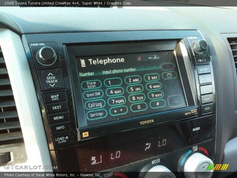 Super White / Graphite Gray 2008 Toyota Tundra Limited CrewMax 4x4