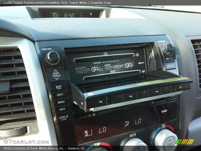 Super White / Graphite Gray 2008 Toyota Tundra Limited CrewMax 4x4