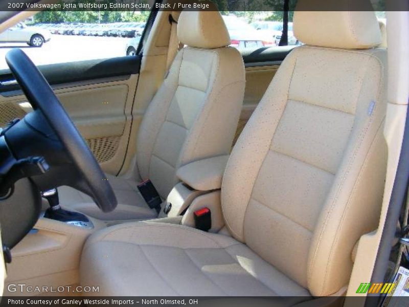 Black / Pure Beige 2007 Volkswagen Jetta Wolfsburg Edition Sedan