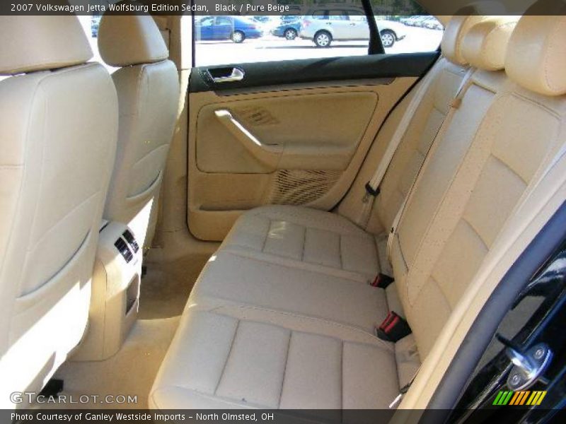 Black / Pure Beige 2007 Volkswagen Jetta Wolfsburg Edition Sedan